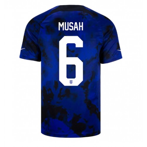 Forenede Stater Yunus Musah #6 Udebanetrøje VM 2022 Kort ærmer